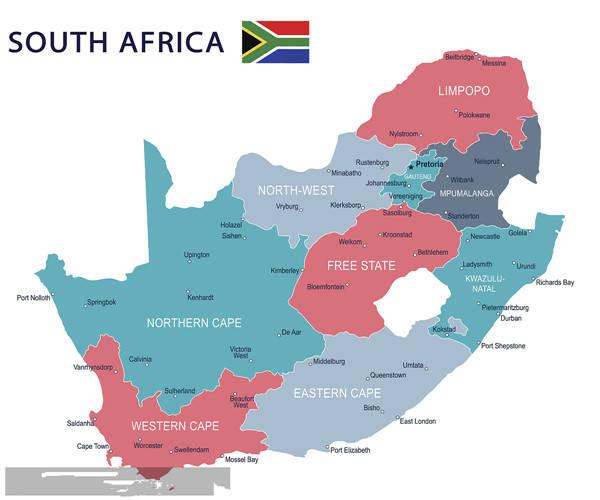 南非一共多少个国家