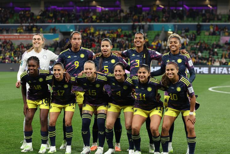哥伦比亚女足首进世界杯8强的相关图片